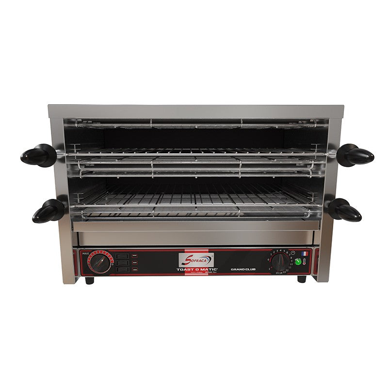 Toaster multifonctions avec régulateur - Grand Club - 2 étages - 230 V - 11572R-2