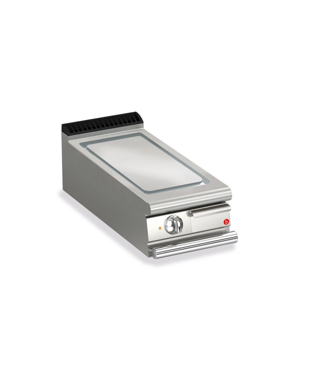 Top plancha électrique - Plaque lisse 17,3 dm² - AISI 430 - Larg. 400 mm - 305 x 490 - Gamme QUEEN 700 - 70QSFTE403 - Baron