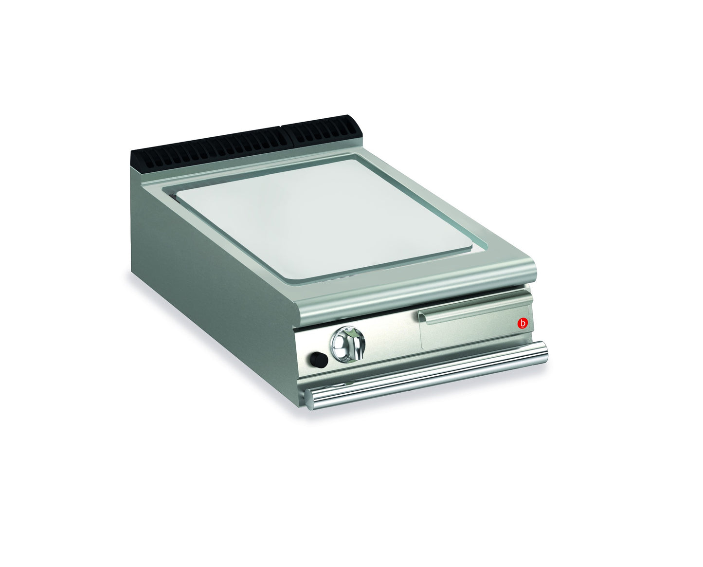 Top plancha gaz - Plaque lisse 37,3 dm² - Chrome dur - Larg. 600 mm - 505 x 490 - Gamme QUEEN 700 - 70QSFTTG605 - Baron