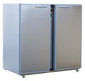 Unifrigor - Arrière-bar Inox - Série CLASSIC - Sans groupe - 2 larges portes pleines - 466 litres - U72LISG