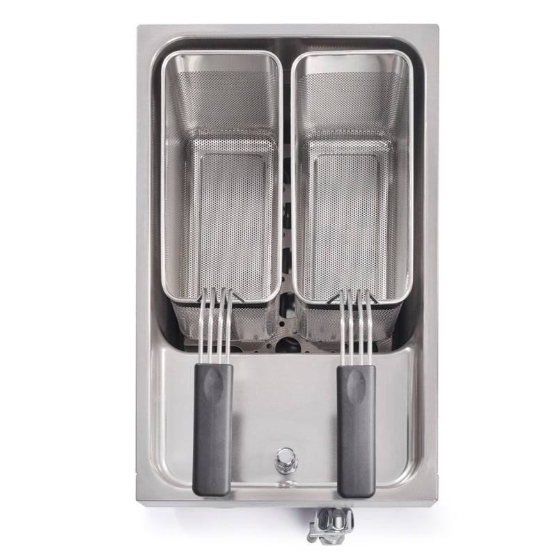 2 PANIERS RECTANGULAIRES INOX - POUR CUISEURS À PÂTES