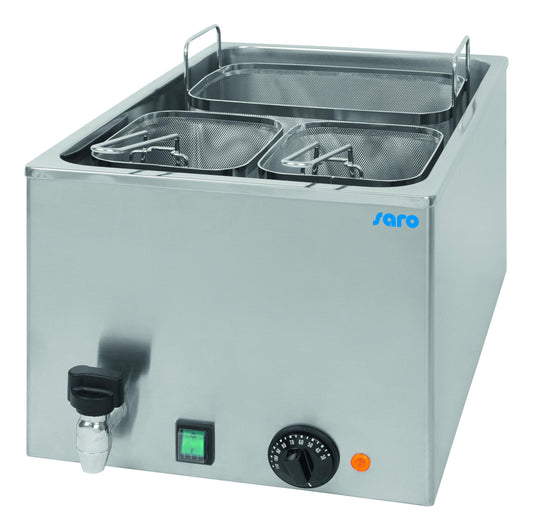 CUISEUR A PATES ELECTRIQUE DE TABLE, CUVE DE 25L - AVEC 1 PANIER GN1/3 ET 2 PANIERS GN1/6