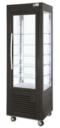 VITRINE 4 FACES VITRÉES - FROID NÉGATIF VENTILÉ - 250 L
