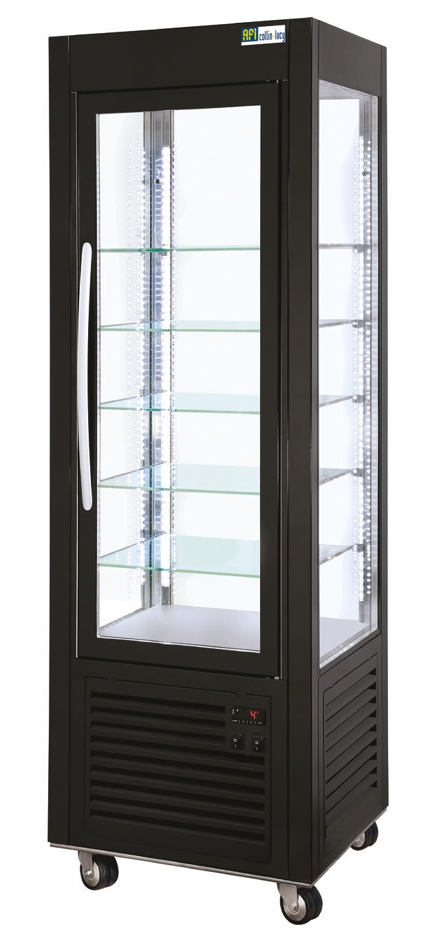VITRINE 4 FACES VITRÉES - FROID POSITIF VENTILÉ - 250 L