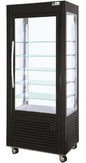 VITRINE 4 FACES VITRÉES - FROID POSITIF VENTILÉ - 350 L