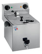 FRITEUSE ELECTRIQUE 1 CUVE DE 8L - AVEC ROBINET DE VIDANGE