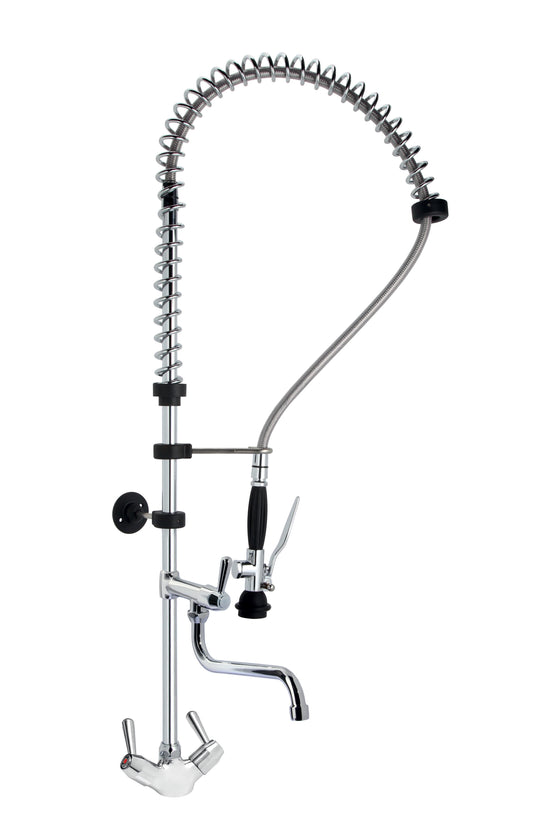 DOUCHETTE EC/EF SUR PLONGE, MONOTROU, - 1/4 DE TOUR, HAUTEUR 58 CM, COL DE CYGNE 300MM