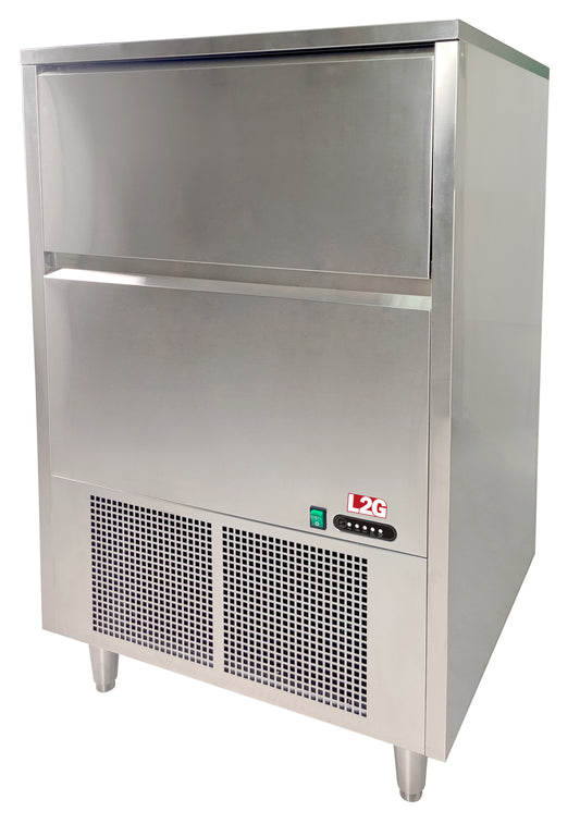 MACHINE A GLACONS CREUX, CAP. 80 KG/24H - RESERVE DE 45 KG, GAZ R290