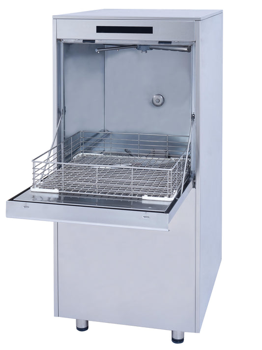 LAVE-BATTERIE COMMANDES ELECTRONIQUES 3 PROGRAMMES - PANIER 600X500 MM, AVEC POMPE DE VIDANGE