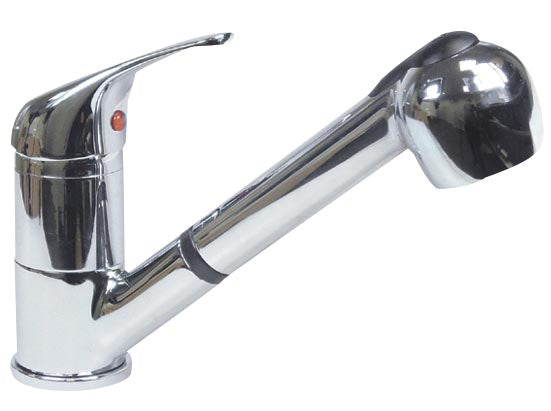 DOUCHETTE EXTRACTIBLE, LEVIER COURT, - FLEXIBLE 1300 MM