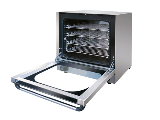 FOUR ELECTRIQUE A CONVECTION 4 NIVEAUX 345X315 MM - INTERIEUR EMAILLE, TIMER 120 MIN, ECLAIRAGE