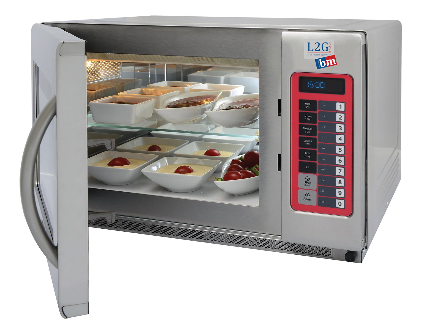 FOUR MICRO-ONDES PROGRAMMABLE 2 NIVEAUX GN2/3 - CAPACITE 35 L