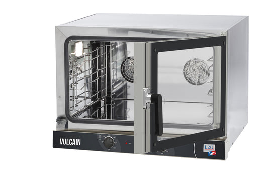 FOUR A CONVECTION MANUEL 3X600X400, PORTE BATTANTE - MINUTERIE 60MIN,THERMOSTAT DE 0° A 280°, PAS 105MM