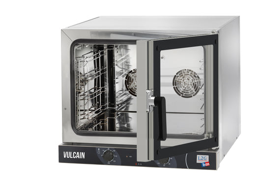 FOUR A CONVECTION MANUEL 4GN1/1, PORTE BATTANTE - MINUTERIE 60MIN,THERMOSTAT DE 0° A 280°, PAS 84MM