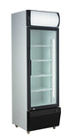 VITRINE A BOISSONS, +1/+10°C, - 1 PORTE BATTANTE VITREE, AVEC CLE, 4 ETAGERES