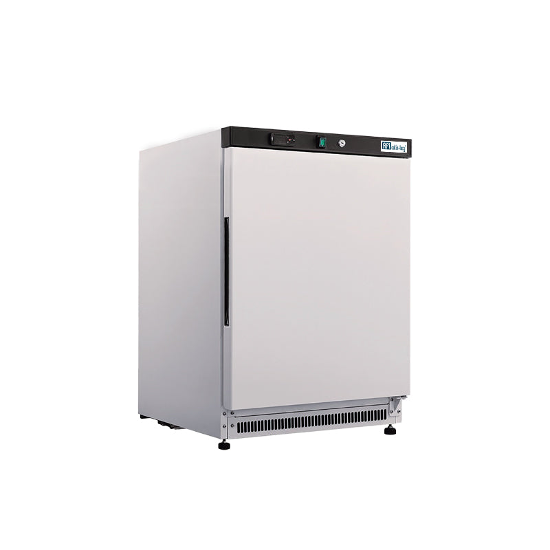 ARMOIRE POSITIVE - 1 PORTE PLEINE - 200 L - FINITION LAQUÉE BLANCHE