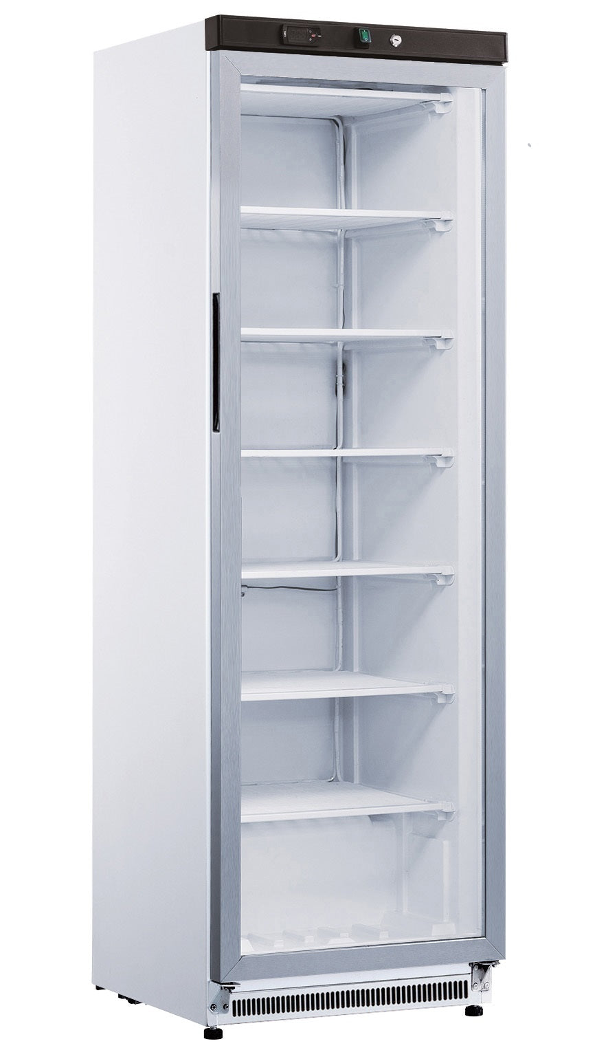 Armoire réfrigérée négative 1 porte vitrée 440 L - Laquée blanche