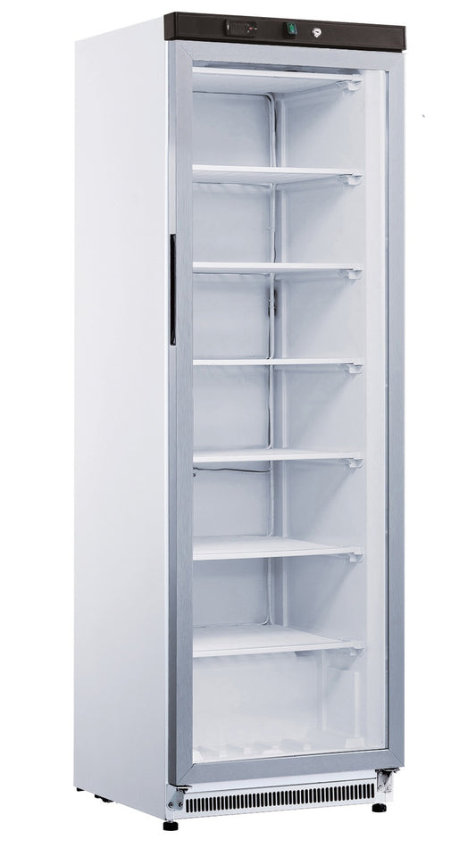 Armoire réfrigérée négative 1 porte vitrée 440 L - Laquée blanche