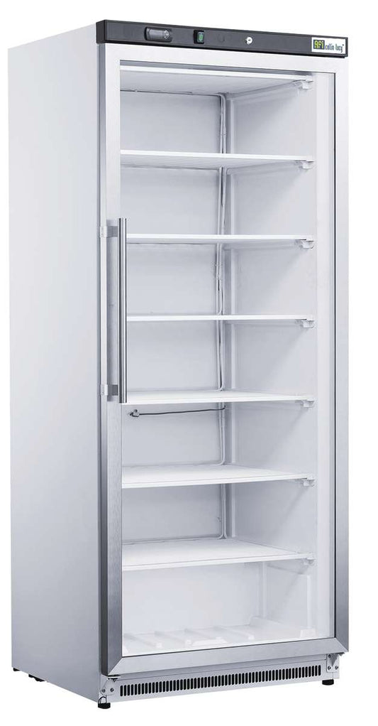 Armoire réfrigérée négative 1 porte vitrée 555 L - Laquée blanche