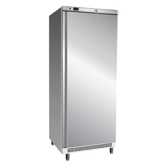 Armoire réfrigérée positive 1 porte pleine 570 L - Inox