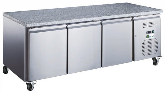 TABLE RÉFRIGÉRÉE PÂTISSIÈRE 600 X 400 - POSITIVE - 3 PORTES