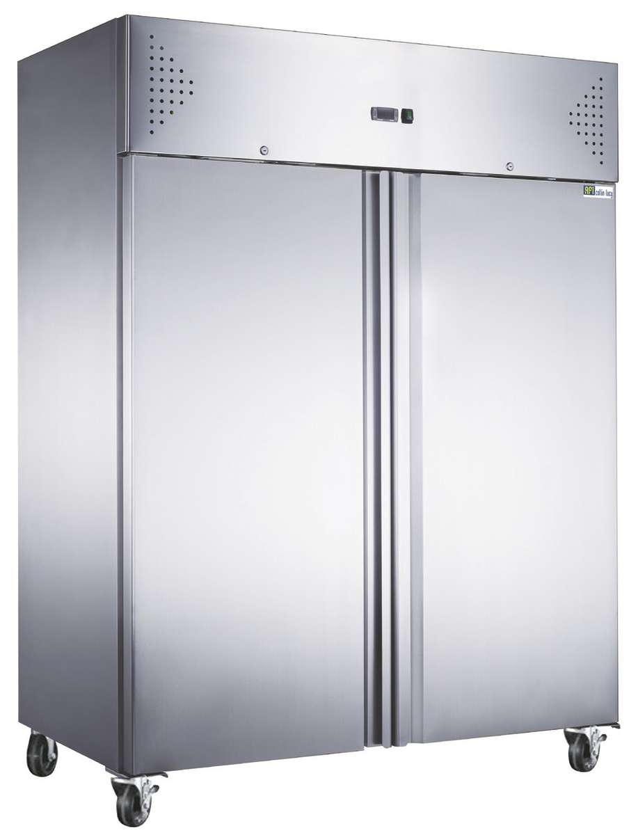 ARMOIRE RÉFRIGÉRÉE INOX - 1200 L - NÉGATIVE - 2 PORTES