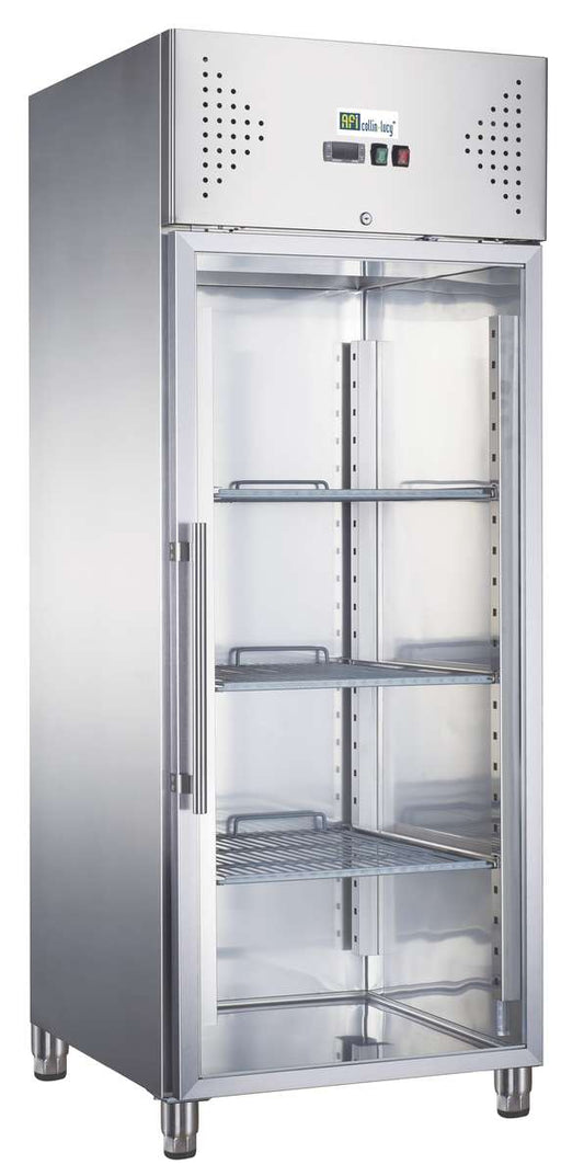 ARMOIRE RÉFRIGÉRÉE INOX GN 2/1 - 650 L - NÉGATIVE - 1 PORTE VITRÉE