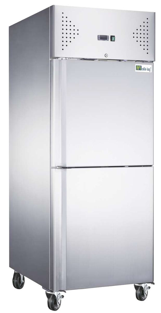 ARMOIRE RÉFRIGÉRÉE INOX GN 2/1 - 700 L - NÉGATIVE - 2 DEMI PORTES