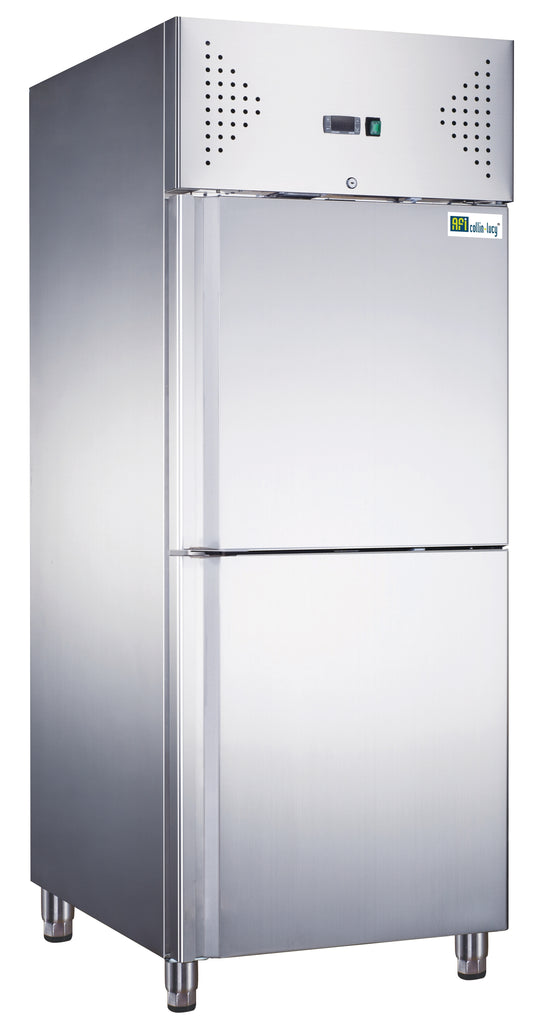 ARMOIRE RÉFRIGÉRÉE INOX GN 2/1 - 700 L - POSITIVE - 2 DEMI PORTES
