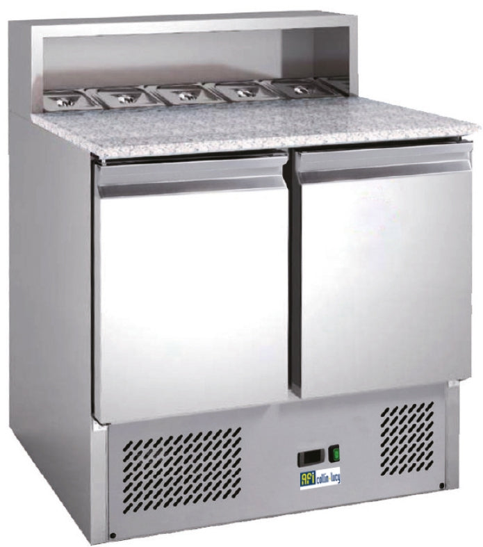 MEUBLE PIZZAS RÉFRIGÉRÉ POSITIF - GAMME ECO - 2 PORTES