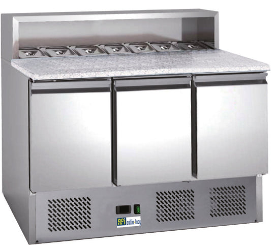 MEUBLE PIZZAS RÉFRIGÉRÉ POSITIF - GAMME ECO - 3 PORTES