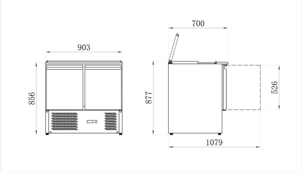 SALADETTE POSITIVE - 2 PORTES
