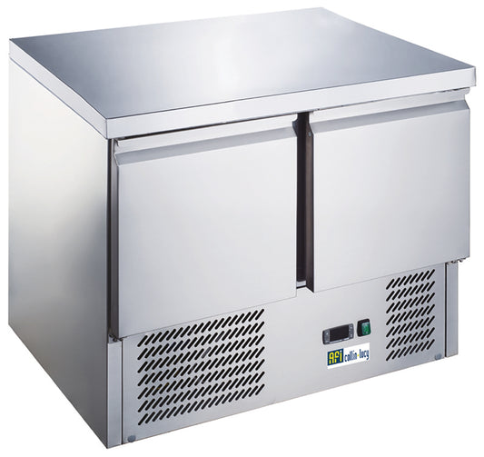TABLE RÉFRIGÉRÉE POSITIVE - 2 PORTES - GN 1/1 - PROF 700 MM