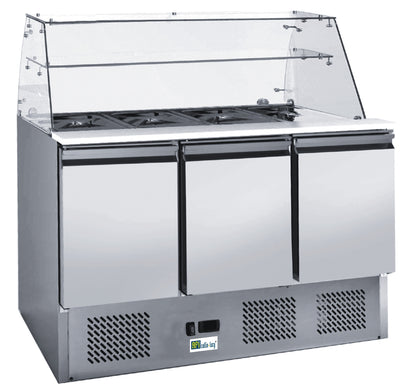 SALADETTE POSITIVE AVEC STRUCTURE VITRÉE - 3 PORTES