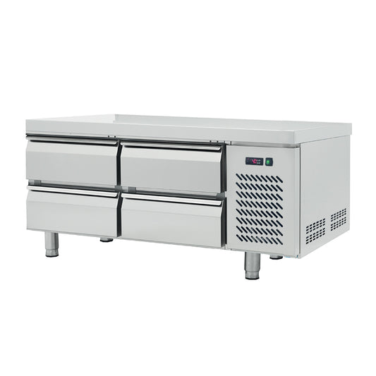 SOUBASSEMENT RÉFRIGÉRÉ POSITIF - 4 TIROIRS GN 1/1 - PROF 700 MM