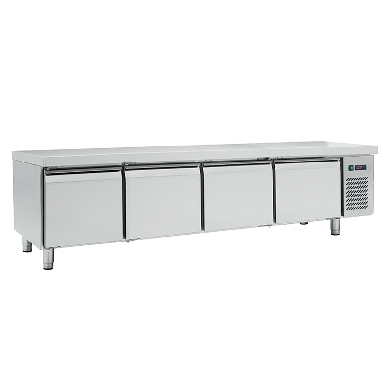 SOUBASSEMENT RÉFRIGÉRÉ POSITIF - 4 PORTES - PROF 700 MM