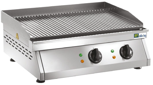 PLAQUE À SNACKER ÉLECTRIQUE - RAINURÉE - 2 ZONES