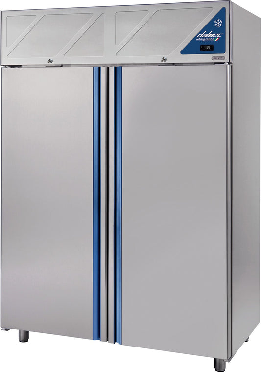 Armoire à poissons -2/+10°C - GN 2/1 - 2 portes pleines - 1400 L - DAPO1400P-3 - Dalmec