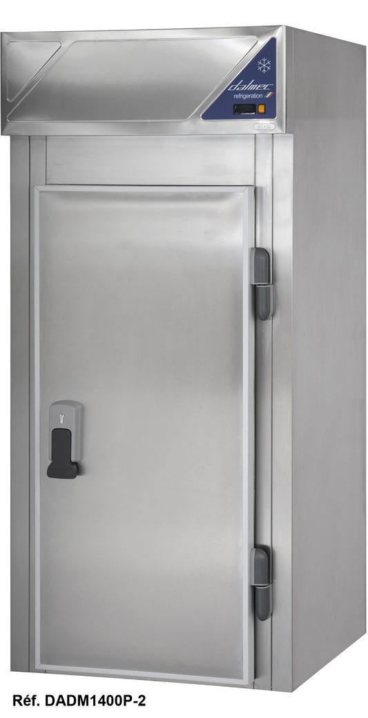 Armoire démontable positive 0/+10°C - 1400 L - 1 porte pleine - 1000 x 1000 - Tôle peinte en blanc - DADM1400PB-3 - Dalmec