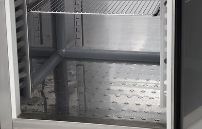 Armoire démontable positive 0/+10°C - 1400 L - 1 porte pleine - 1000 x 1000 - Tôle peinte en blanc - DADM1400PB-3 - Dalmec