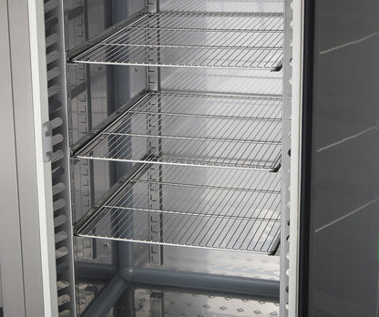 Armoire démontable positive 0/+10°C - 1400 L - 1 porte pleine - 1000 x 1000 - Tôle peinte en blanc - DADM1400PB-3 - Dalmec
