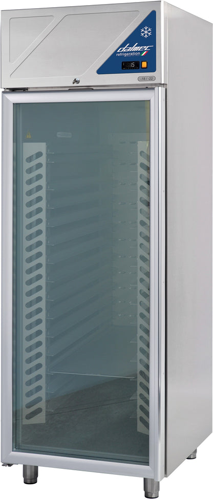 Armoire pâtissière négative -18/-22°C - 700 L - 600 x 400 - 1 porte vitrée - DAP700NV-3 - Dalmec