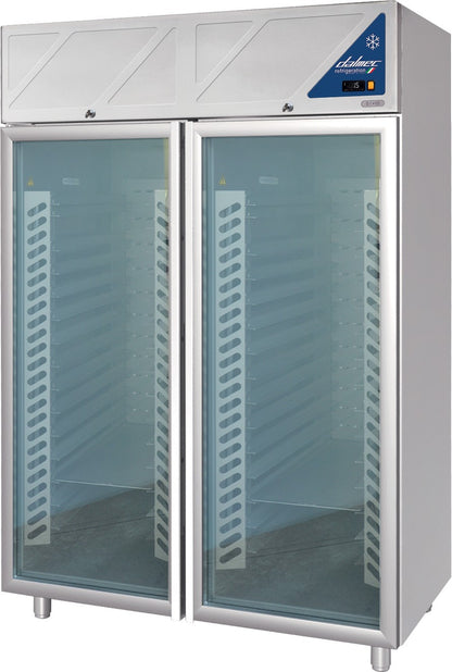 Armoire pâtissière positive -2/+10°C - 1400 L - 600 x 400 - 2 portes vitrées - DAP1400PV-3 - Dalmec