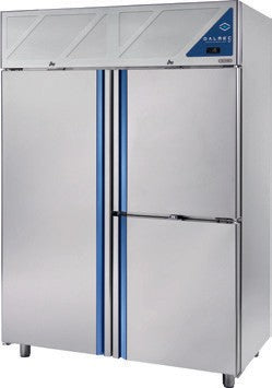 Armoire réfrigérée 0/+10  / -18/-22 - 1 porte pleine + 2 portillons - 1400 L - Avec groupe logé - DA1412PN-3 - Dalmec