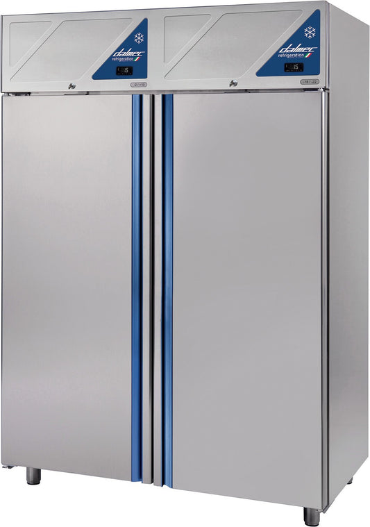 Armoire réfrigérée double température -18/-22  / -18/-22 - 2 portes pleines - 1400 L - Avec groupe logé - DA1400NN-3 - Dalmec