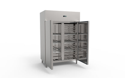 Armoire réfrigérée positive -2 / + 8°C - 1200 litres - 2 portes pleines - AGE1200TN