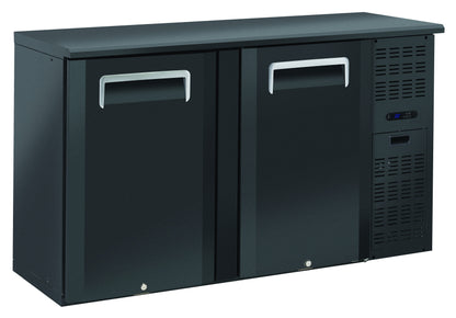 Arrière-bars Skinplate - 2 portes pleines - 315 litres - 4 étagères - Groupe logé - AB200 - Nosem