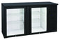 Arrière-bars Skinplate - 2 portes vitrées - 315 litres - 4 étagères - Groupe logé - AB200V - Nosem