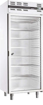 Armoire réfrigérée négative 1 porte vitrée 535 L - Finition Laquée blanche