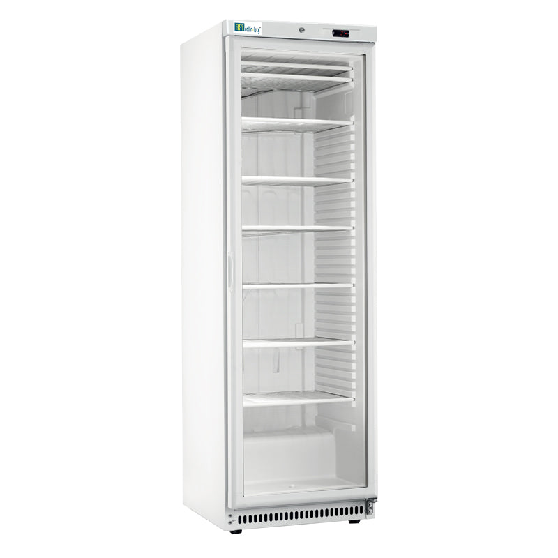 ARMOIRE NÉGATIVE PORTE VITRÉE - 268 L - FINITION BLANCHE